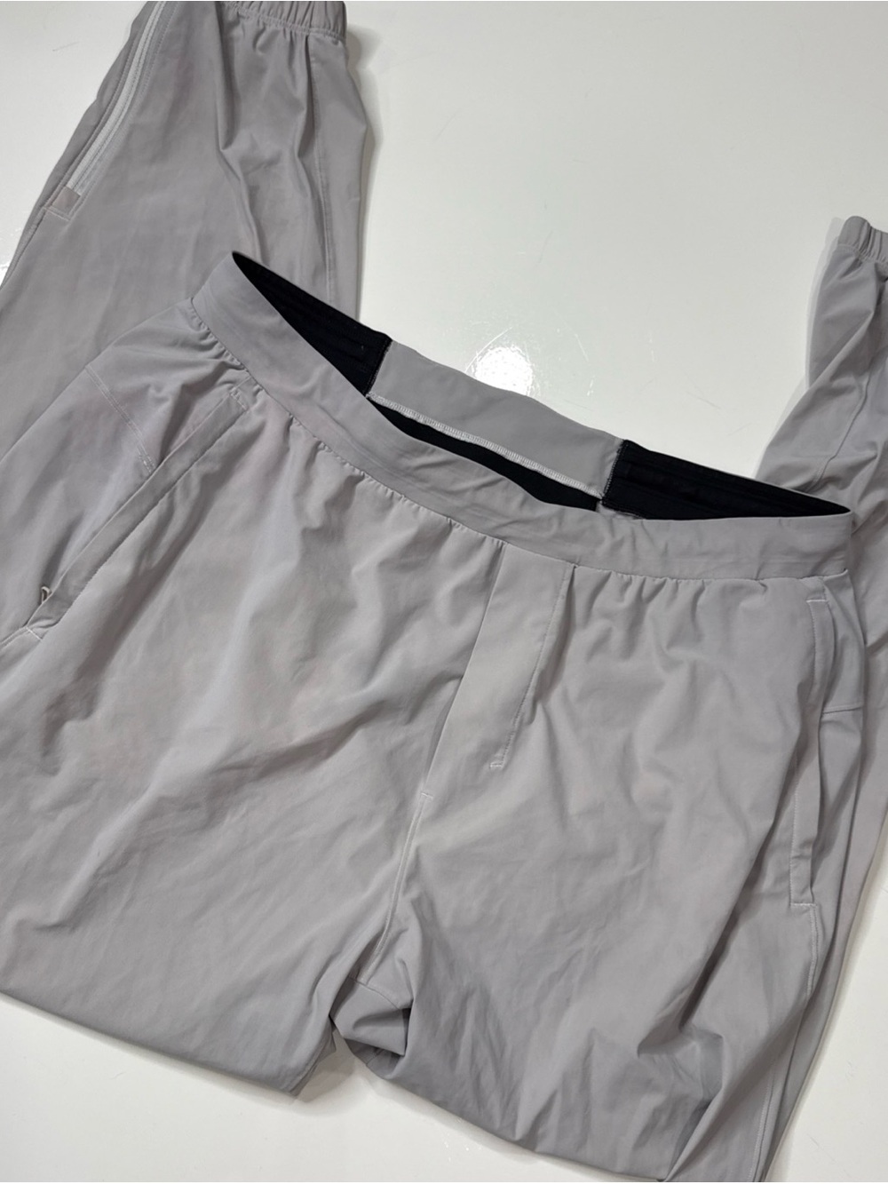 Lululemon Pants Mens XL Grey Jogger Zip Pockets Athletic Running A030626